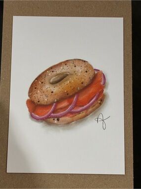 A Little Shop In NYC Bagel Lox Mini Print (Not Inciardi) Oculus Vending Machine